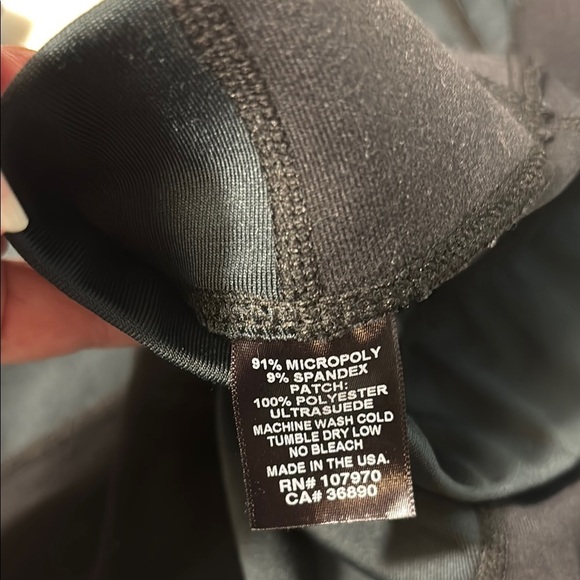 Kerrits Equestrian Flex Tight Legging Pant Full Stretch Black / Green Size M - Picture 5 of 12